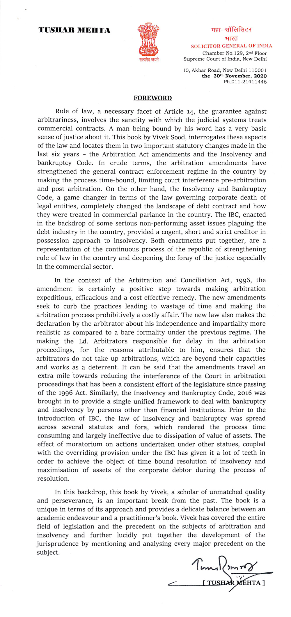 Foreword-Tushar-Mehta